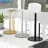 black toilet paper holder